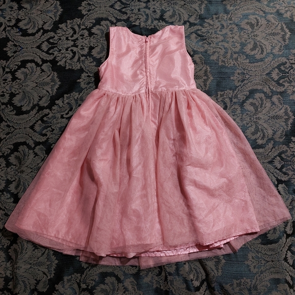 Girls Pink Sequin Formal Dress 5 - Picture 2 of 6
